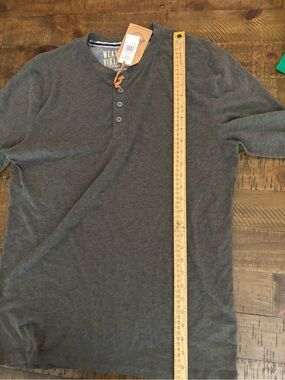 Vintage Weatherproof  Size L long Slevee
Style Men's Shirt  Charcoal Gray #9